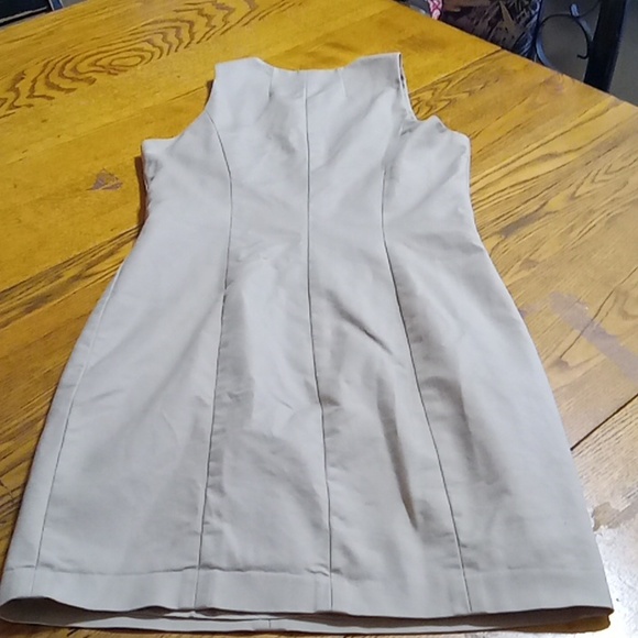 MICHEAL KORS Womens Dress 4 BEIGE TAN Used Preowned Short Casual Party Birthday - Picture 3 of 8